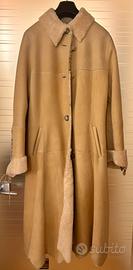 Montone donna lungo in vero shearling