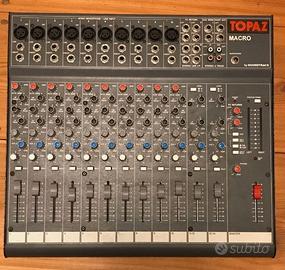 mixer soundcraft topaz macro 14/2
