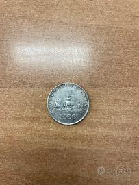 Moneta 500 Lire Argento numismatica collezione