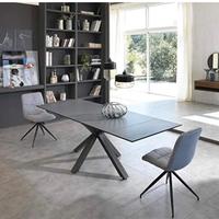 Tavolo da pranzo allungabile Stones grigio