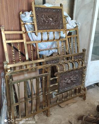 letto ottone inizio ottocento 