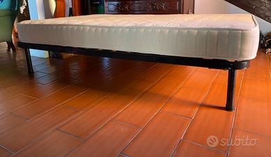 Rete a doghe 120x190 con materasso