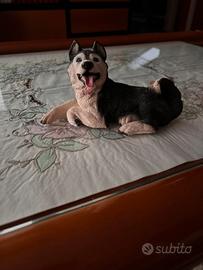Statuetta Cane Siberian Husky