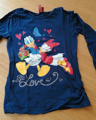 T-shirt manica lunga da bambina Disney 8-9A