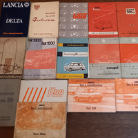 Libretti uso e manutenzione auto d'epoca