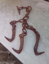 Catena da boscaiolo da collezione rara.