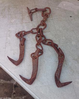 Catena da boscaiolo da collezione rara.