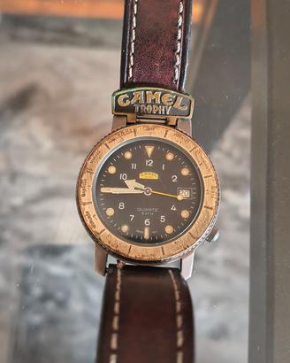 OROLOGIO CAMEL TROPHY GREEN BELT PATENTED