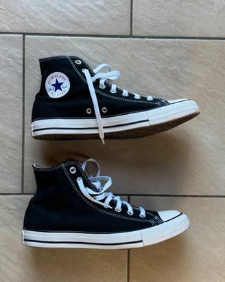 Scarpe Converse Chuck Taylor Hi 43 nere alte nuove