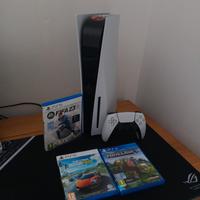 PS5 1TB DISCO-COME NUOVA+3 GIOCHI+PAD🚀