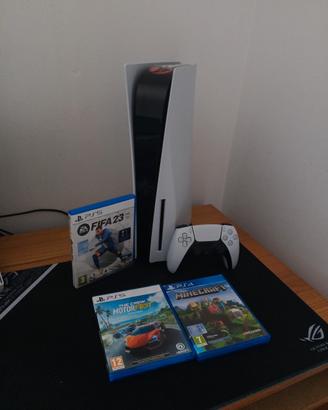 PS5 1TB DISCO-COME NUOVA+3 GIOCHI+PAD🚀