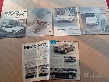 Innocenti 950 Spyder 4 x Pubblicita' + Prova strad
