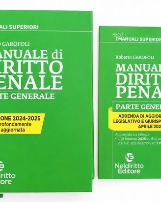 Manuale Diritto Penale Parte Generale Garofoli 