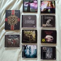 vari CD musicali metal