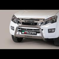 Isuzu D-Max Double Cab 2012>2016 Bull bar inox