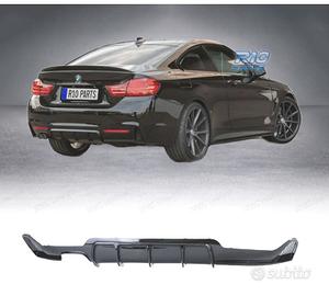 DIFFUSORE BMW F32 F33 F36 LOOK M PERFORMANCE NERO 