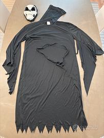 Vestito halloween spaventoso con maschera