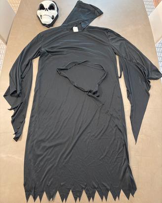 Vestito halloween spaventoso con maschera
