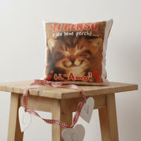 CUSCINETTO LOVE + COLLANA + CUORI SAN VALENTINO