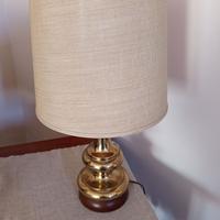 lampada da tavolo vintage in ottone