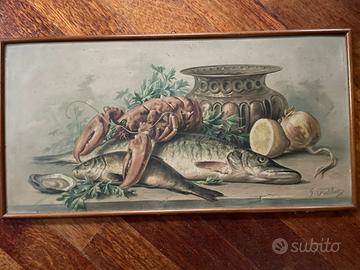 Quadro natura morta cucina