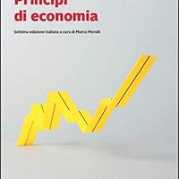 Libro "Principi di economia" di Mankiw (2018)