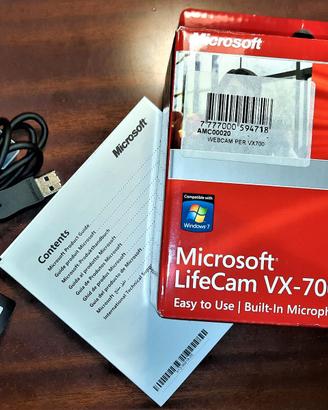 MICROSOFT LIFECAM VX-700 WEBCAM CON MICROFONO