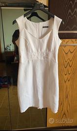 Tubino Lino taglia M bianco