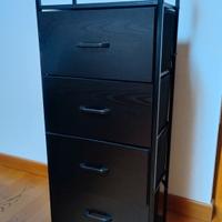 Mobiletto bagno nero mai usato