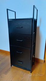 Mobiletto bagno nero mai usato