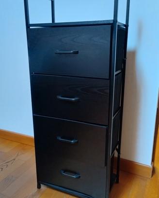 Mobiletto bagno nero mai usato