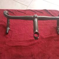 Manubrio e pipa Ritchey carbonio