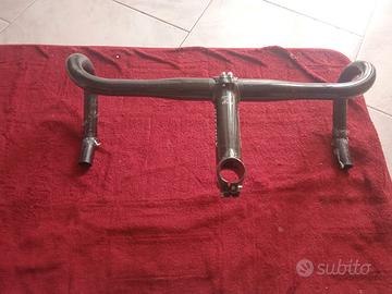 Manubrio e pipa Ritchey carbonio