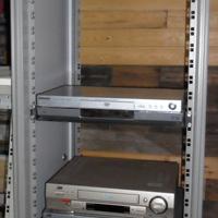 Mobile Rack in metallo, senza accessori, 20 U