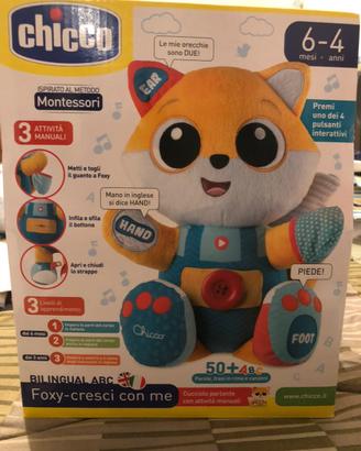 Peluche bilingue metodo montessori