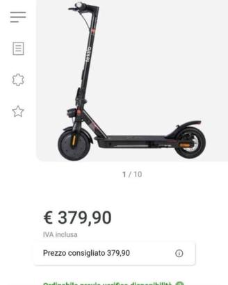 Monopattino con ruota BUCATA