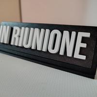 Targa Scrivania Personalizzata – Office & Gaming