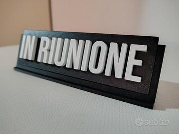 Targa Scrivania Personalizzata – Office & Gaming