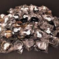 30 Pezzi Anello Uomo Acciaio Inox BATMAN SUPERMAN