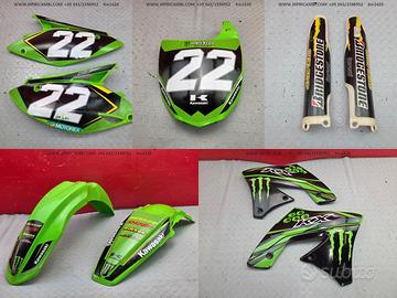 KIT PLASTICHE KAWASAKI KXF 250 2009 2010 KX-F