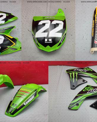KIT PLASTICHE KAWASAKI KXF 250 2009 2010 KX-F