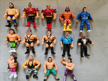 lotto 14 action figure wrestling WWE WWF vintage 