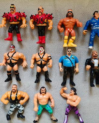 lotto 14 action figure wrestling WWE WWF vintage 