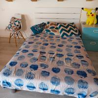 letto 1 piazza e mezza 130x200x100: euro 280