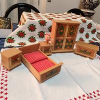 Camera da letto miniatura casa bambole 