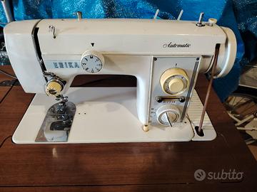 Macchina da cucire Erika manuale a pedale 