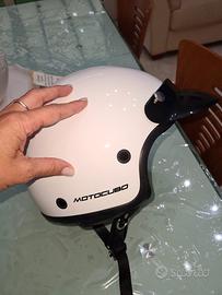 casco bianco MOTOCUBO misura M