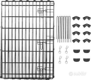 Box Recinto Cani Metallo Ottagonale Pieghevole