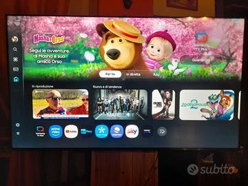 smart tv led samsumg crystal 55" 