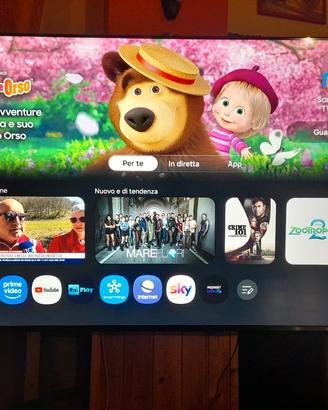 smart tv led samsumg crystal 55" 